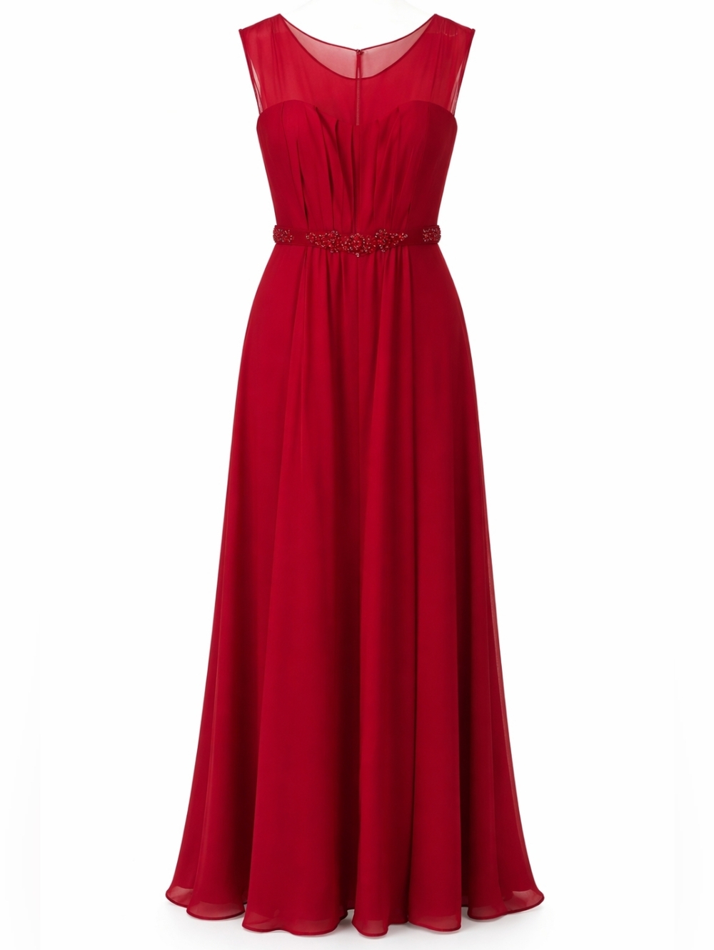 NWT Alfred Angelo "Mother Of The Bride" Red Evening Maxi Dress Size 18, Ptp 22